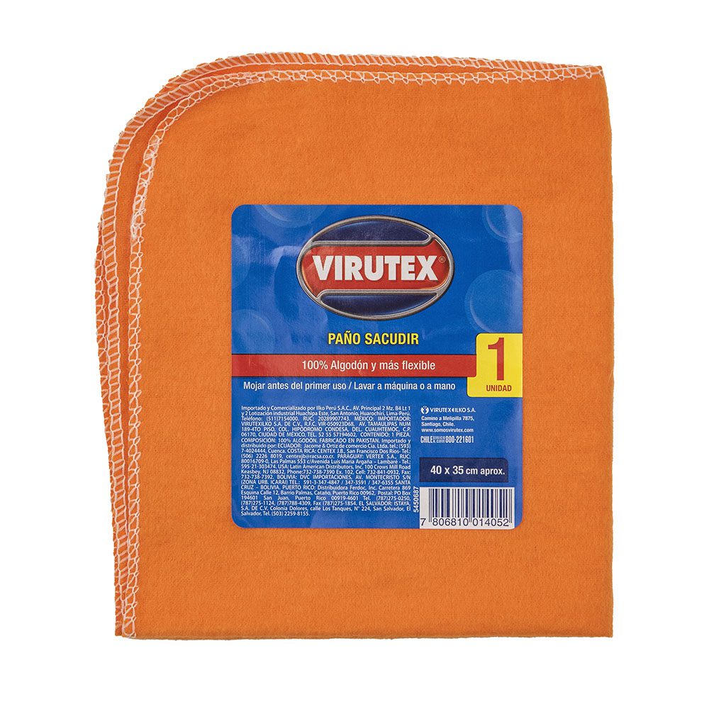 Paño de limpieza para sacudir 1 Unidad 40×35 cm – Somos Virutex
